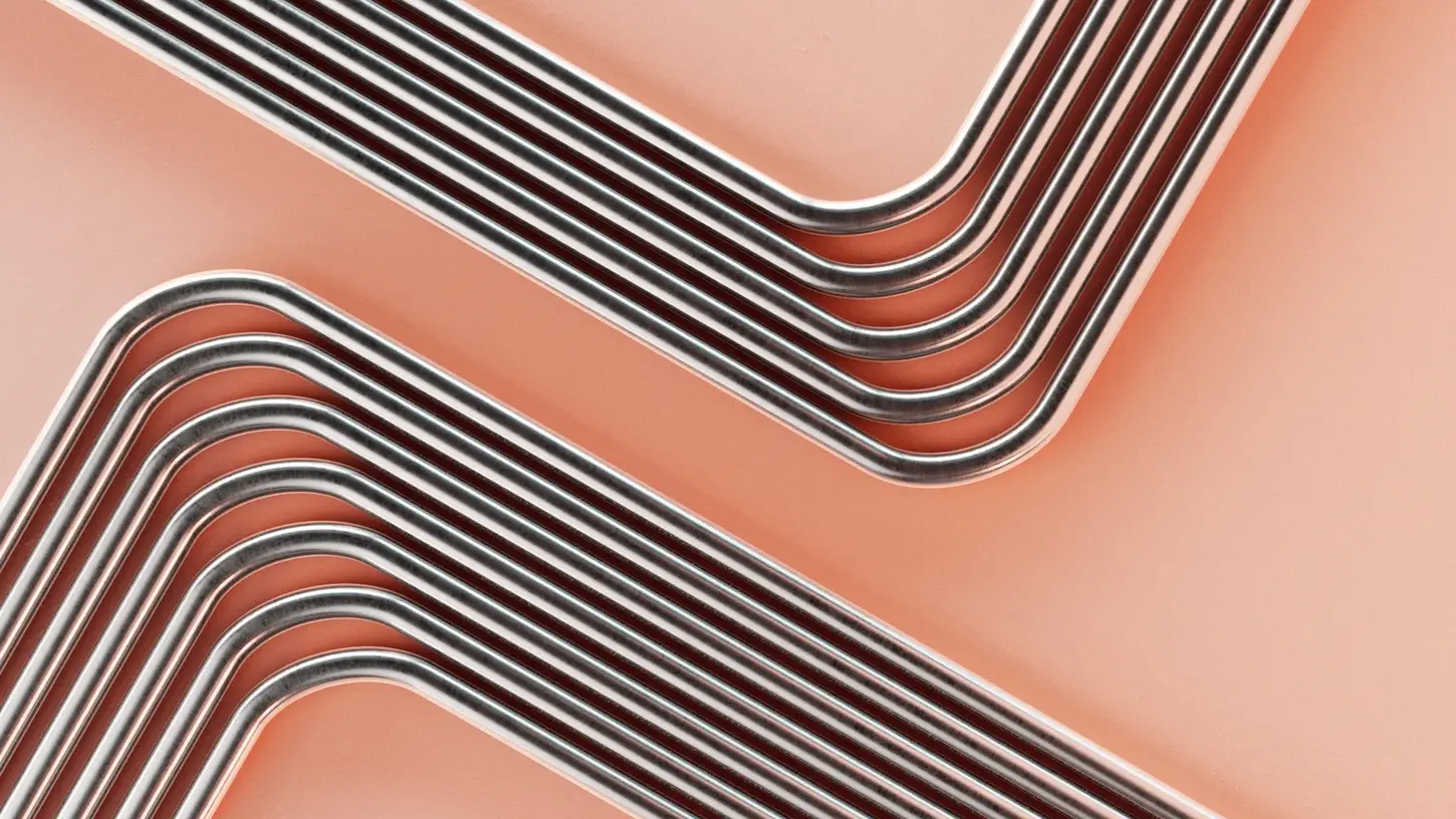 Close-up 3D render of the Morocco Oval Chair’s metal frame base with polished chrome tubing, illustrating furniture rendering and material texturing.