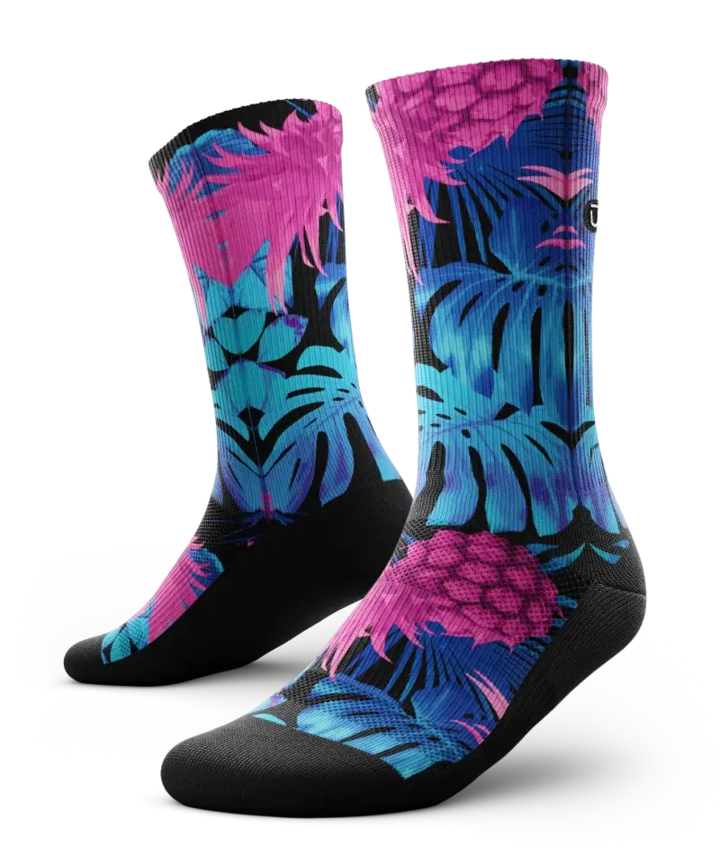 Outway Socks - Tropic Like It's Hot Crew