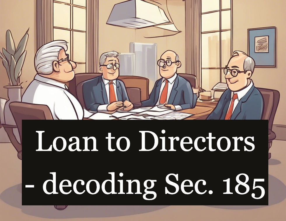 Loans to Directors explained by PCA and Co., Chartered Accountants in Noida