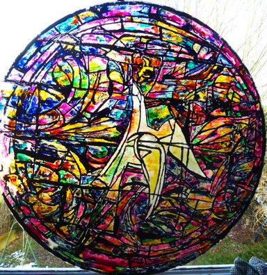 VITRAIL 1. Diam 61 cm. Collection particulière.