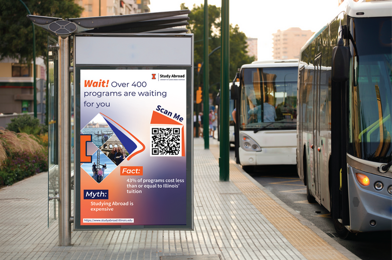 Digital Bus Shelter Mock Up