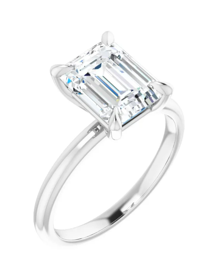 Thumbnail: Emerald Tiffany Solitaire