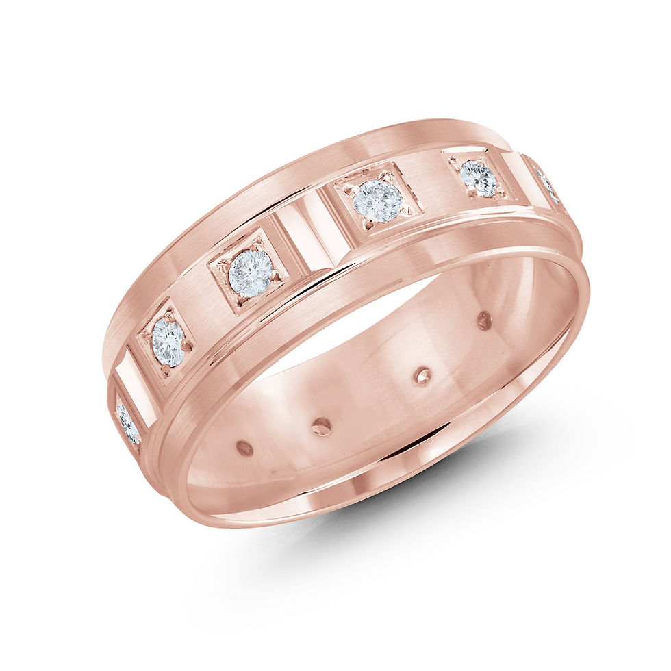 Thumbnail: Men's Ring Size 8mm (JMD-826-8