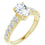 Thumbnail: Hidden Diamond Tapered Engagement Ring