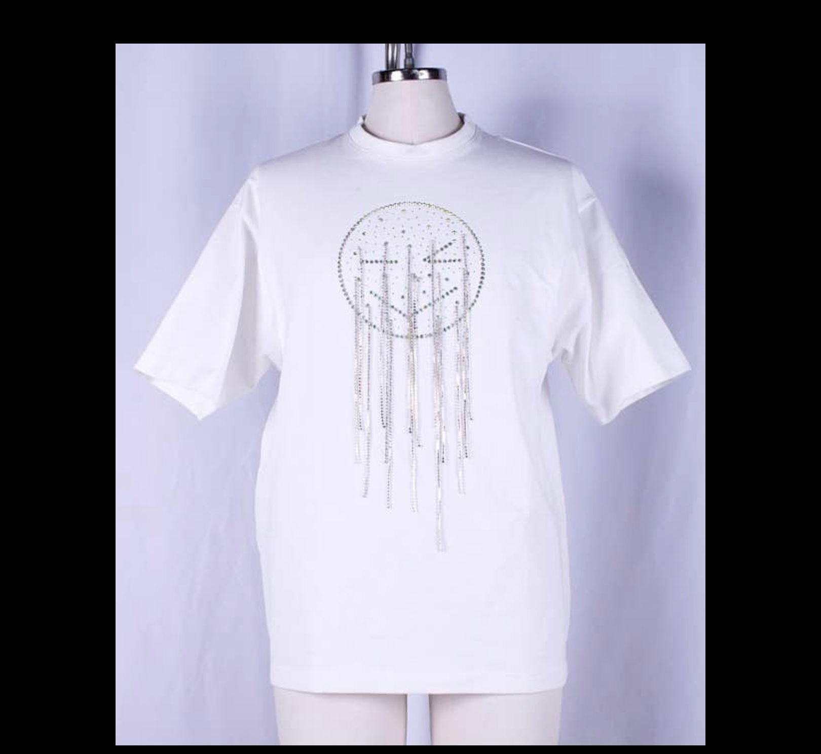 Smiley Face Rhinestone Top