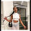 Thumbnail: White Tie Up Sides Crop Top