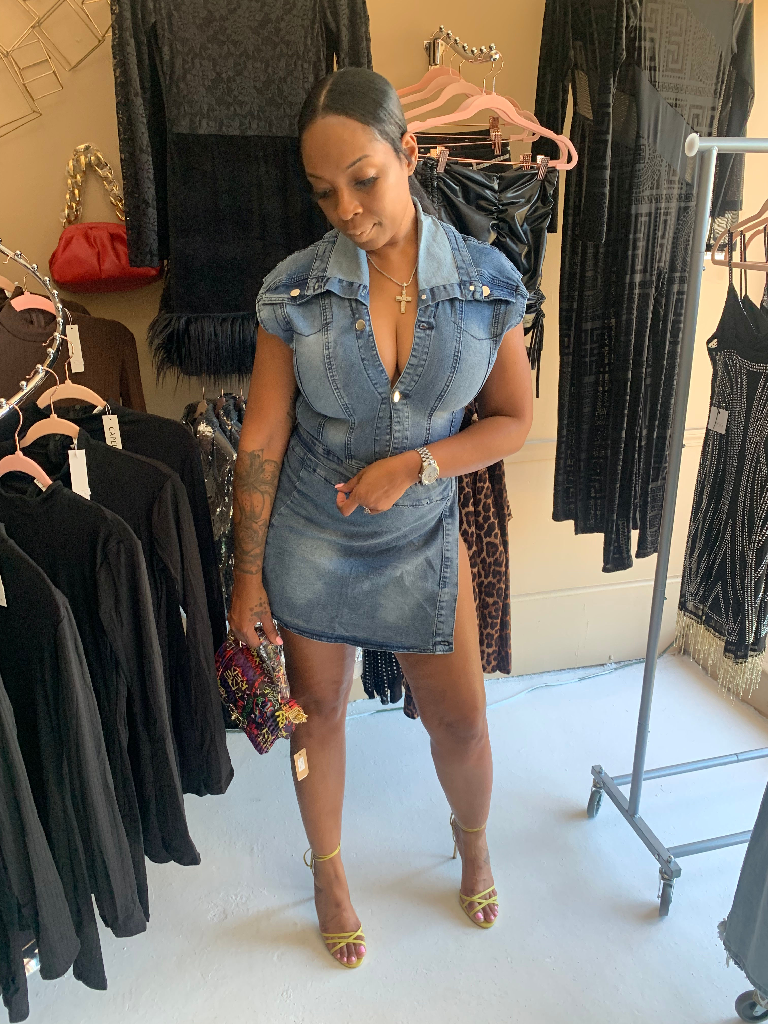 Malibu Jean Skirt Set