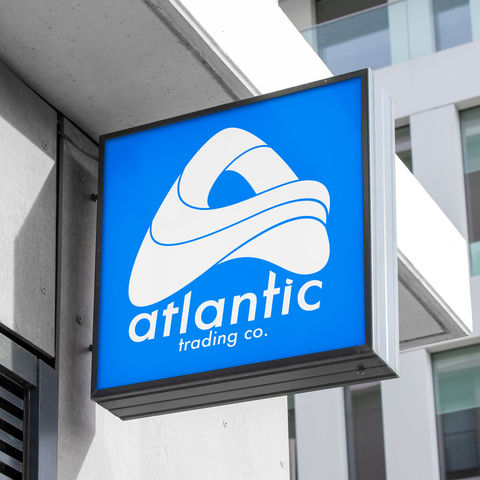 Atlantic Trading Company; backlit signage