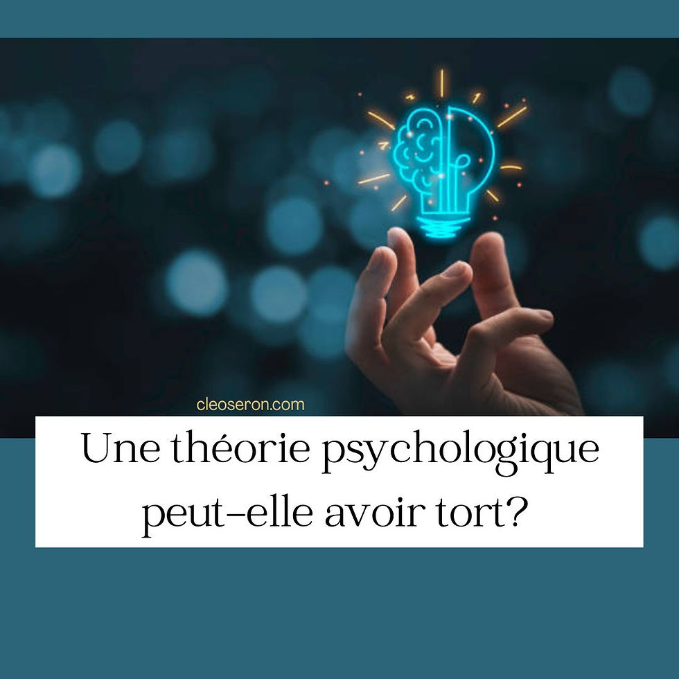 Les théories psychologiques peuvent-elles se tromper ? Découvrez pourquoi psychologie, psychiatrie et psychanalyse sont des outils de compréhension, mais ne peuvent jamais résumer un être humain. Par Cléo Séron psychanalyste.
