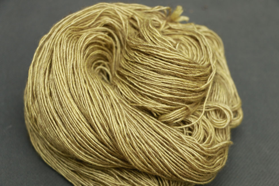 サムネイル： Marigold　草木染シリーズ　Yak , Silk, SW Merino