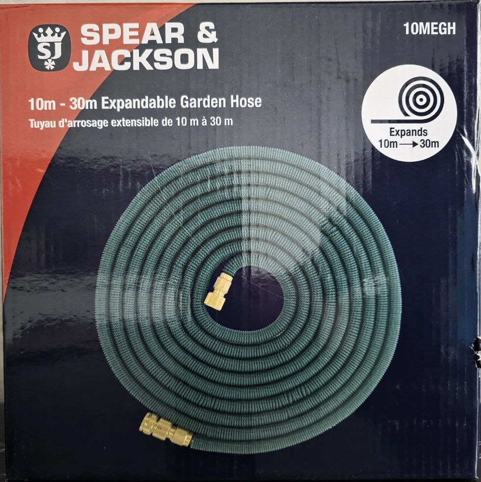 Thumbnail: SPEAR&JACKSON SPRAY GUN,10M-30M EXPANDABLE GARDEN HOSE  & OSCILLATING SPRINKLER 