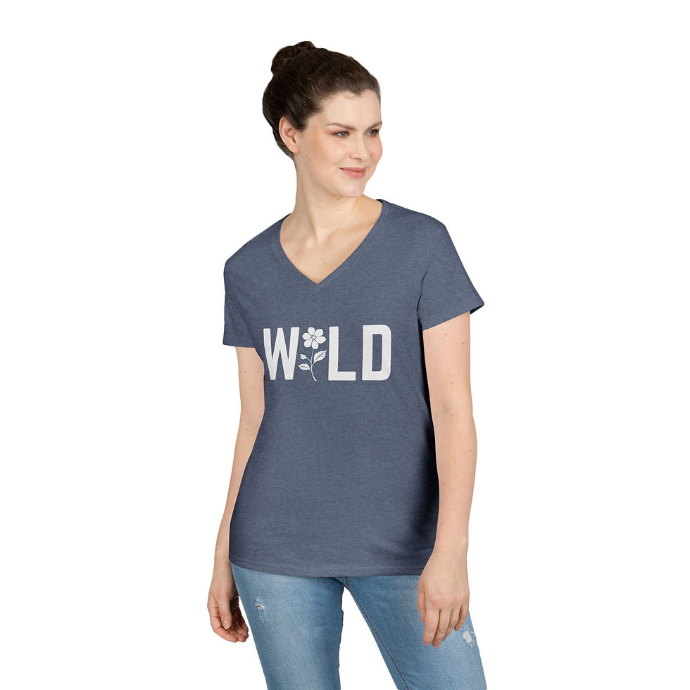 Thumbnail: WILD V-Neck Tee — Women's Outdoor Adventure T-Shirt