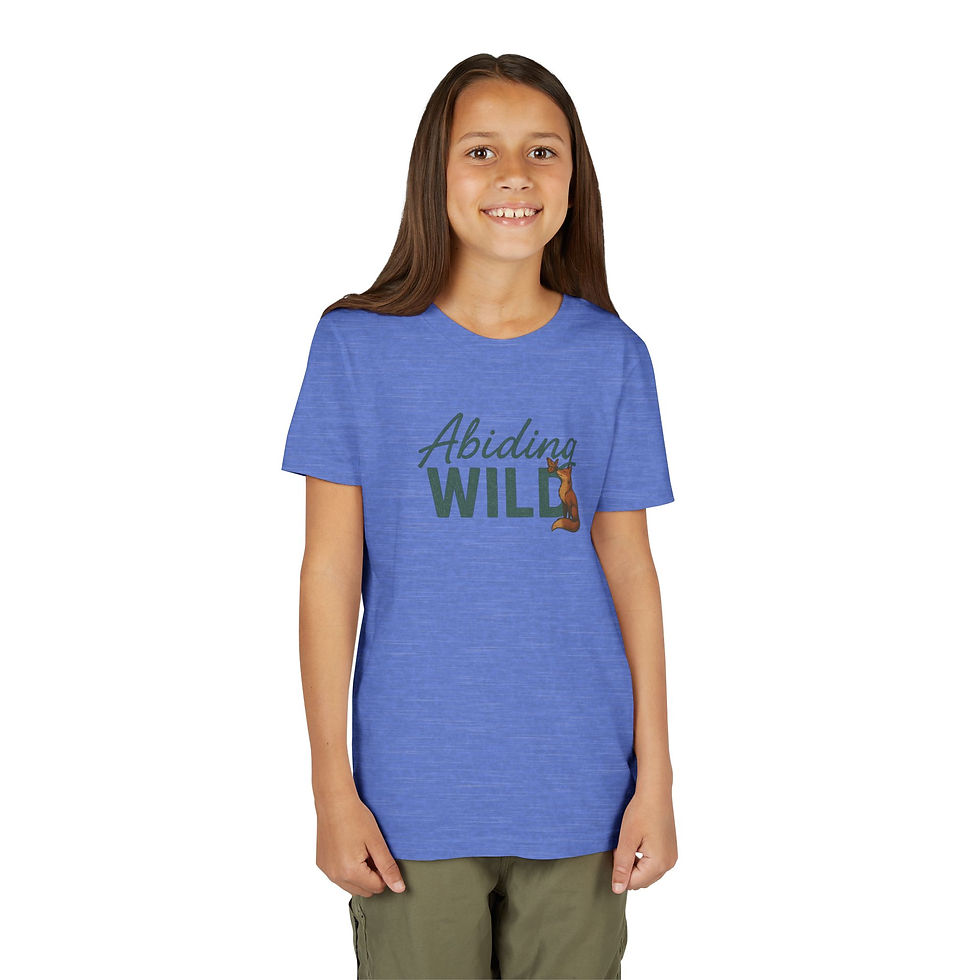 Thumbnail: Wildlings Youth Tee “Abiding Wild” Fox Graphic