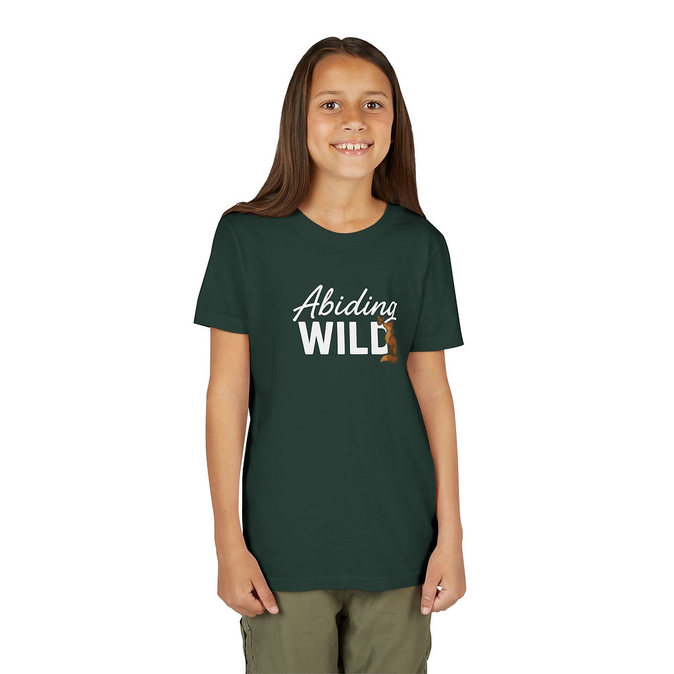 Thumbnail: Wildlings Youth Tee “Abiding Wild” Fox Graphic