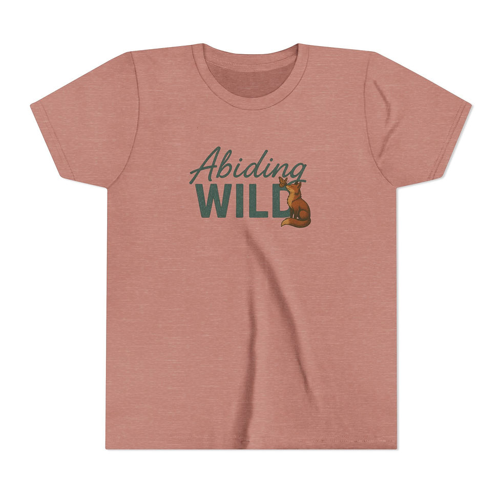 Thumbnail: Wildlings Youth Tee “Abiding Wild” Fox Graphic