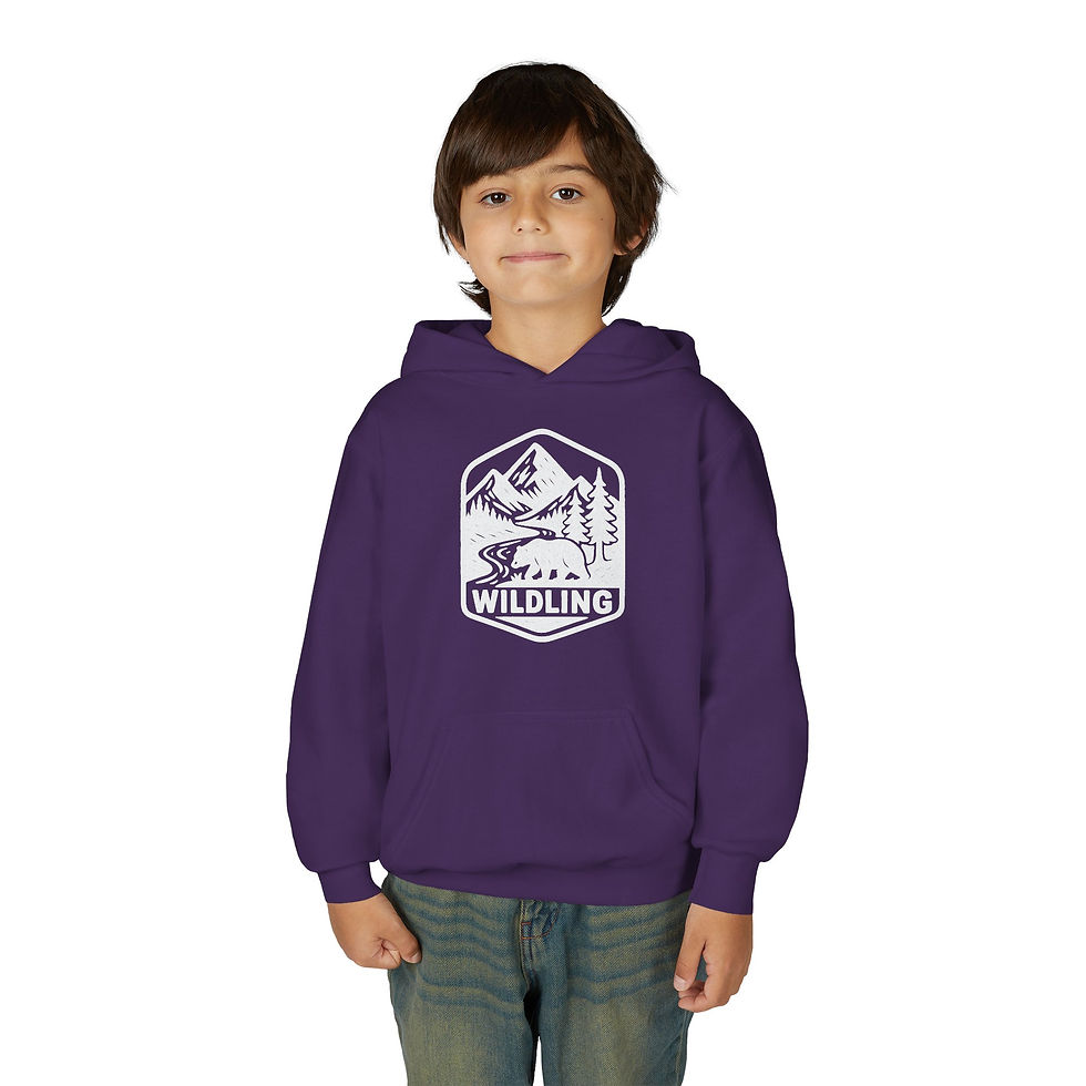 Thumbnail: Wildling Youth Hoodie  - Wildling Badge Graphic