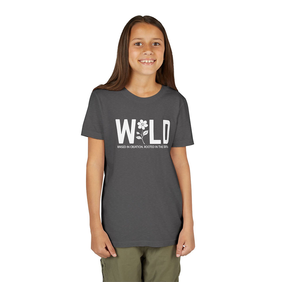 Thumbnail: Youth - WILD Raised in Creation, Rooted in the Creator Tee