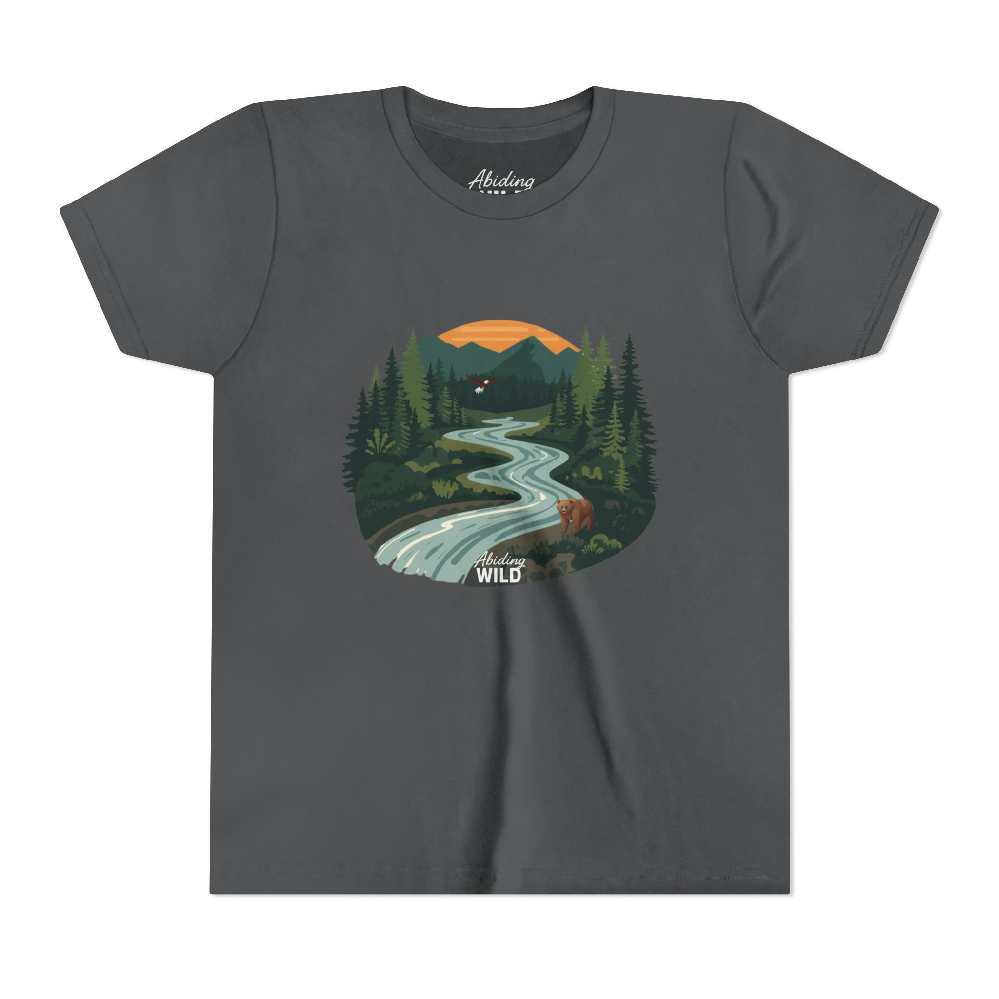 Youth Tee — 'Into the Wild' River Forest