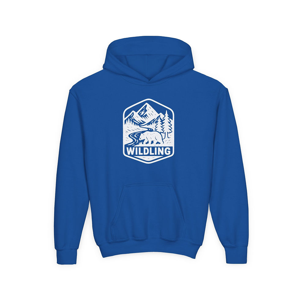 Thumbnail: Wildling Youth Hoodie  - Wildling Badge Graphic