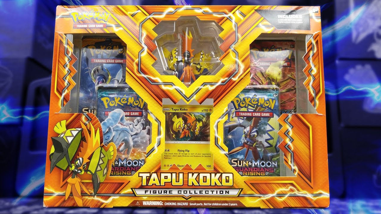 Tapu Koko Figure Collection Box