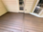 Close-up of composite deck boards installed by Backyard Bros