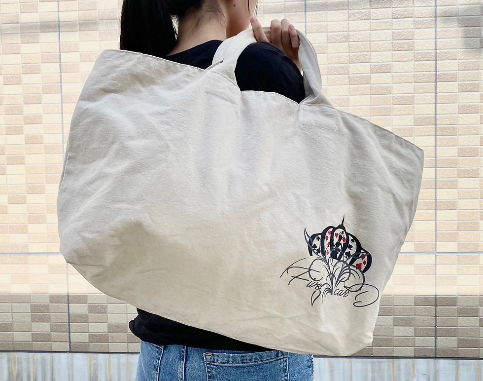トートバッグＬ　ホワイト