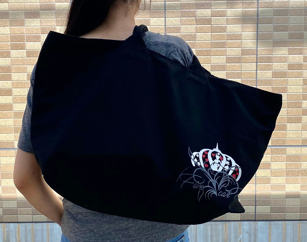 トートバッグＬ　ブラック
