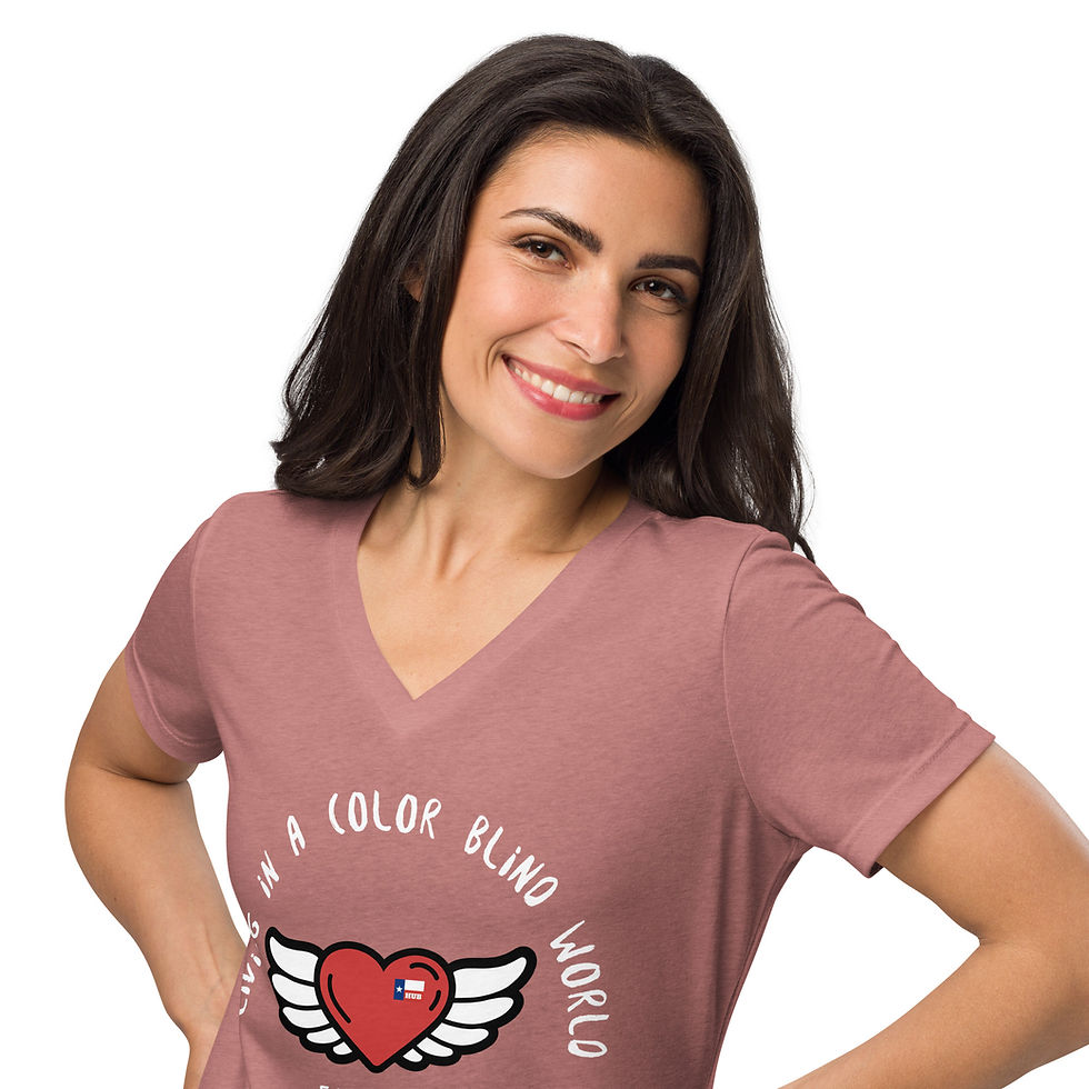 Thumbnail: Women’s relaxed v-neck t-shirt