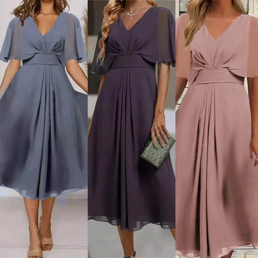 2023 Monstera Vestido Elegante lazer empresa trabalho igreja