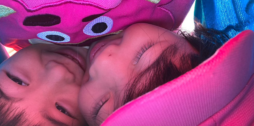 ぬいぐるみと子どもたち