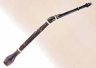 wooden cor anglais with angled top joint
