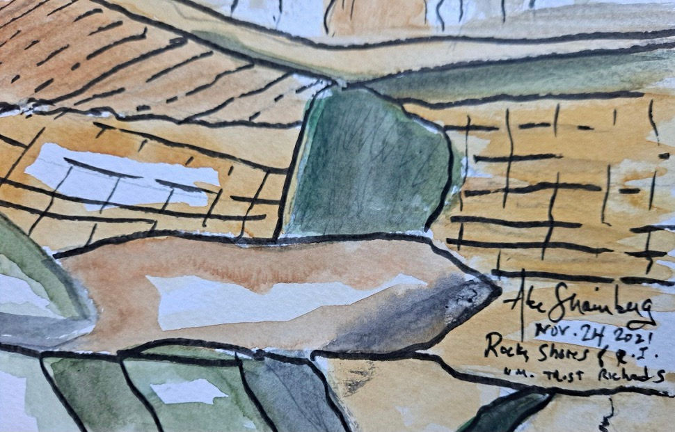 Thumbnail: Rocky Shores. After Wm Trost Richards.