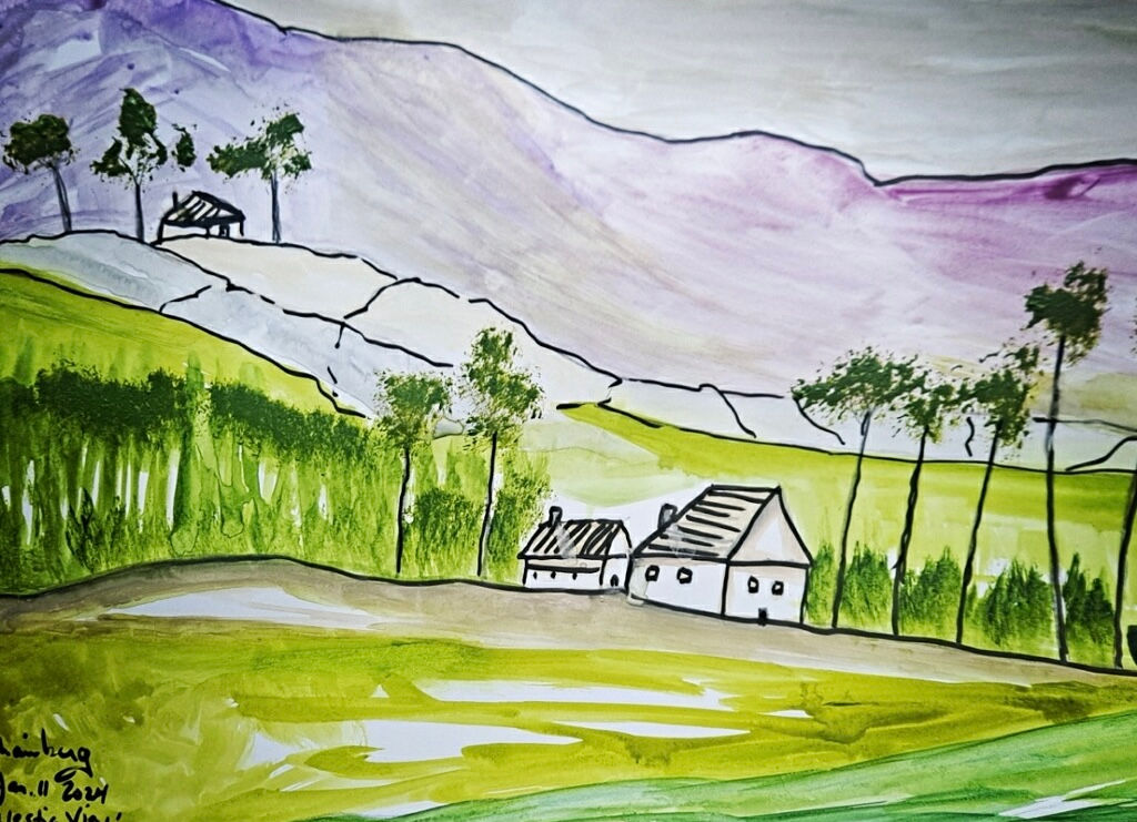 A Magnificent View.Hot Press paper. 