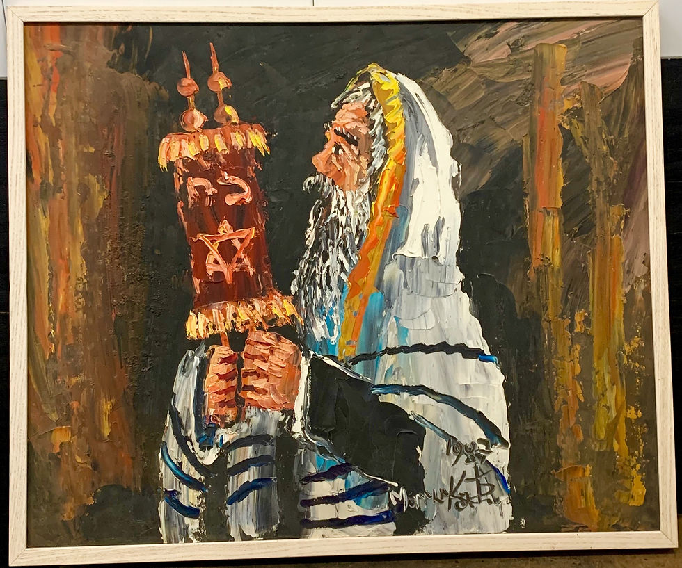 Rabbi Holding the Torah