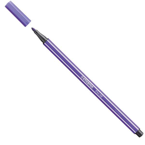 Pennarello Pen 68 - viola 55 - Stabilo - immagine principale