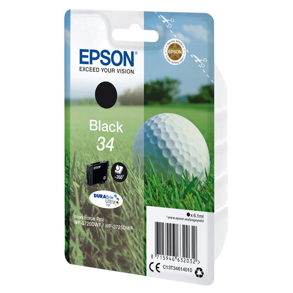 Epson - Cartuccia ink - 34 - Nero - C13T34614010 - 6,1ml - immagine principale