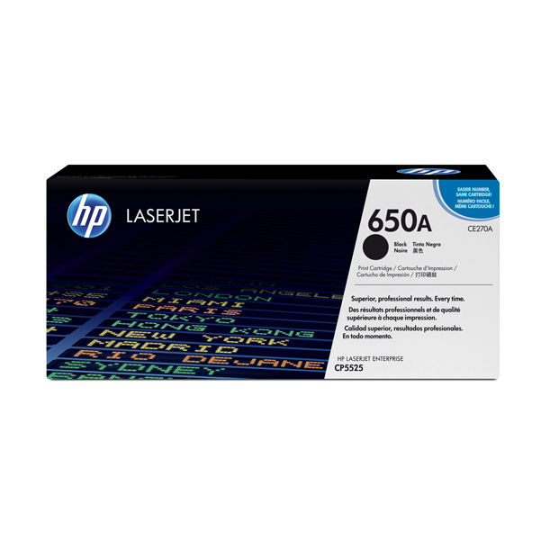 Hp - Toner originale - 650A - Nero - CE270A - 13.500 pag - immagine principale