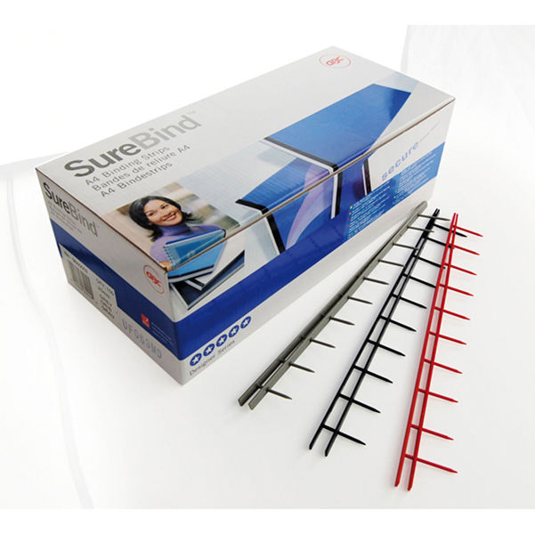 Pettini Surebind - 10 denti - 25 mm - nero - GBC - conf. 100 pezzi - immagine principale