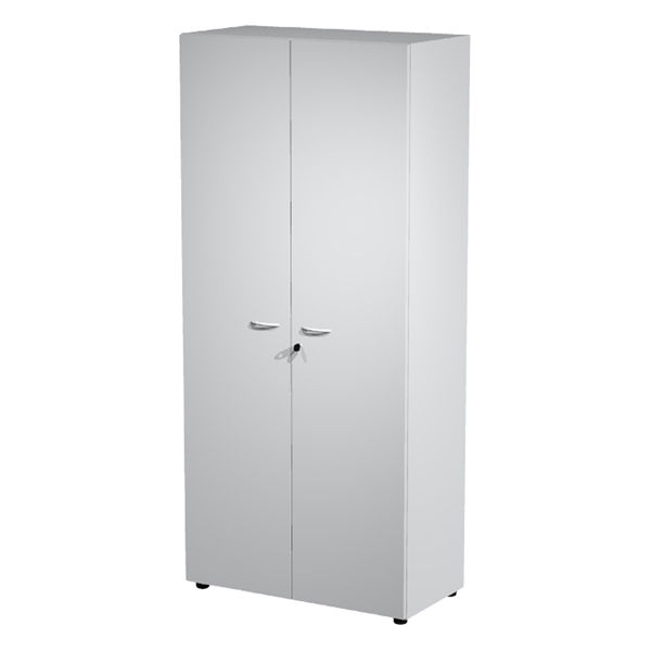 Armadio modulare - a 2 ante alte - 90 x 45,8 x 200 cm - grigio - immagine principale