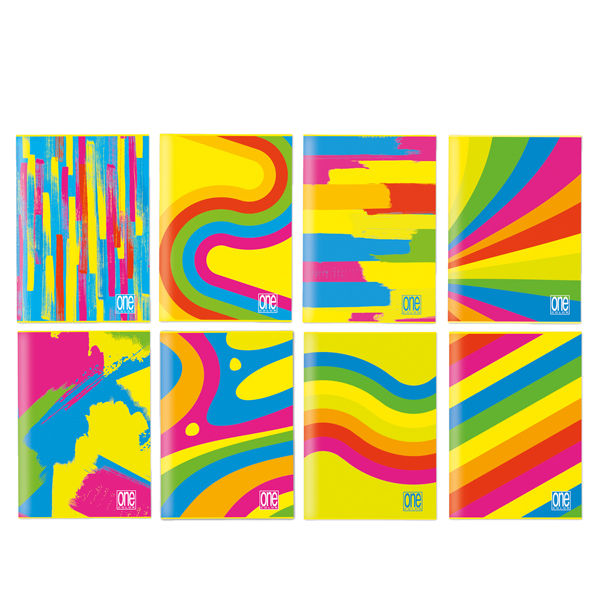 Maxiquaderno One Color Fantafluo - A4 - 4 mm - 20+1 fogli - 80 gr - Blasetti - immagine principale