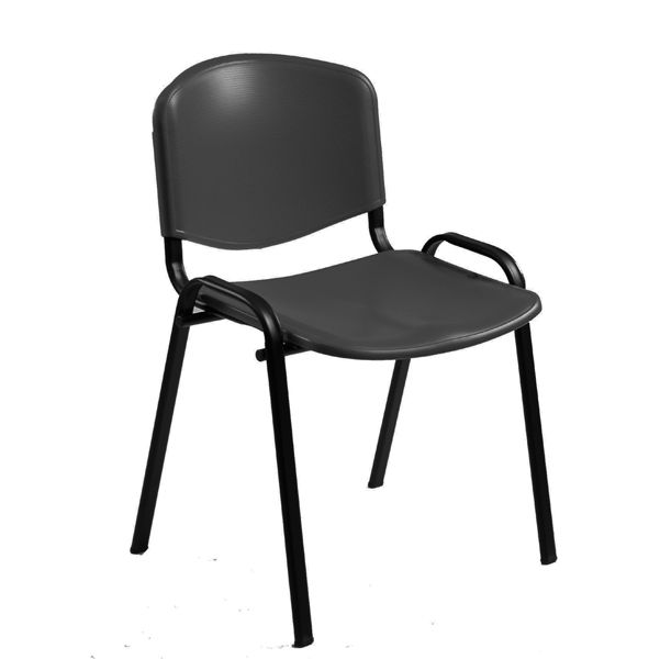 Seduta attesa Dado D5PS - senza braccioli - PPL - nero - Unisit - immagine principale