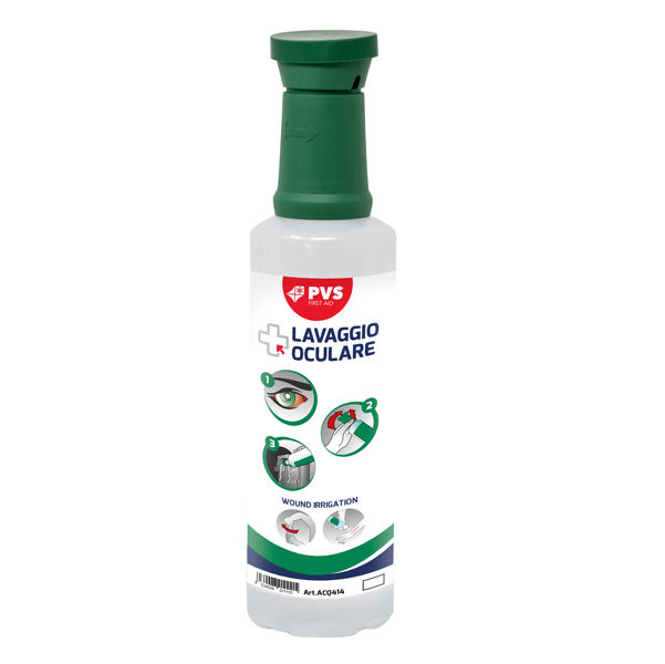 Soluzione salina sterile - per lavaggio oculare - 500 ml - PVS - immagine principale