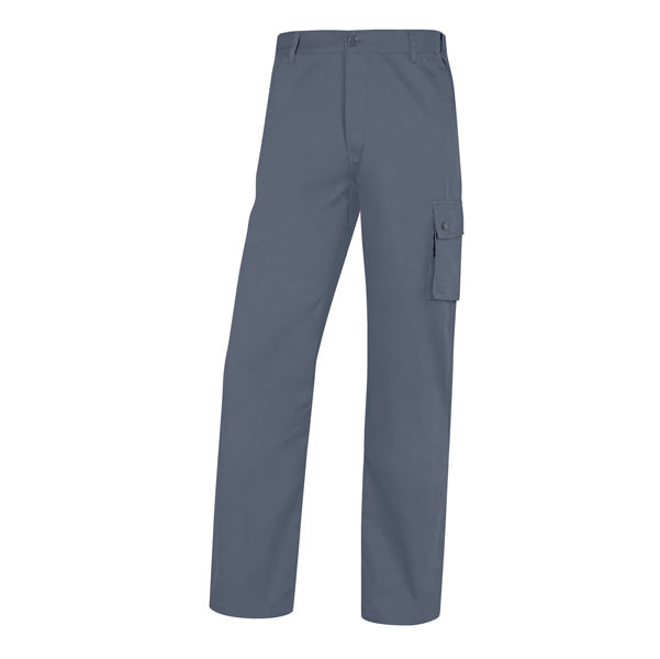 Pantalone da lavoro Palaos Paligpa - cotone - taglia XL - grigio - Deltaplus - immagine principale