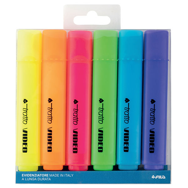 Evidenziatore Tratto Video - punta a scalpello - tratto da 1,0-5,0mm - astuccio - immagine principale