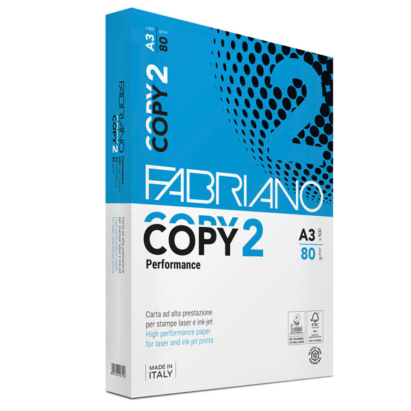 Carta Copy 2 - A3 - 80 gr - bianco - Fabriano - conf. 500 fogli - immagine principale