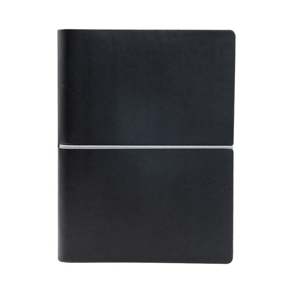 Taccuino Evo Ciak - 9 x 13 cm - fogli a righe - copertina nero - In Tempo - immagine principale
