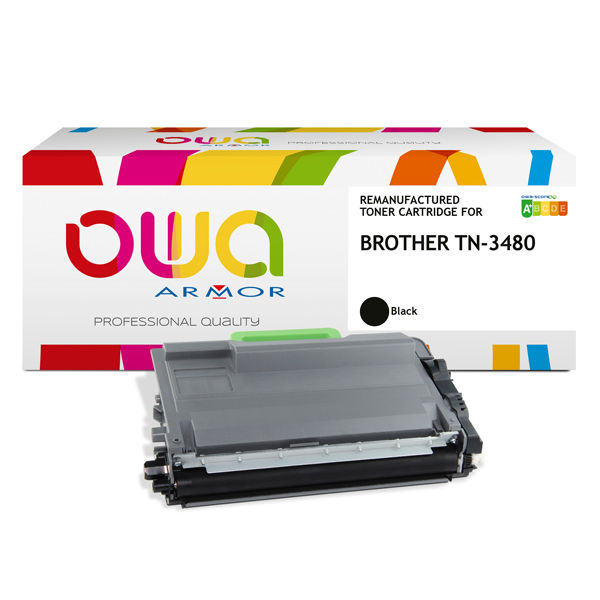 Armor - Toner Compatibile per Brother - Nero - TN3480 - 8.000 pag - immagine principale