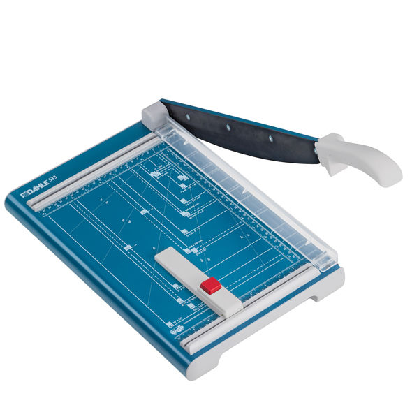 Taglierina a leva 533 - 45 x 28,5 cm - 340 mm (A4) - 15 fogli - blu - Dahle - immagine principale