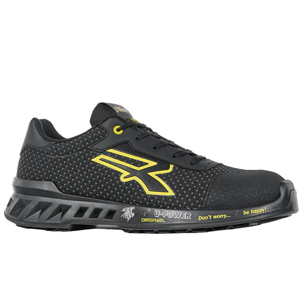 Calzatura di sicurezza Matt - S3 SRC CI ESD RedLeve - numero 39 - nero/giallo - immagine principale