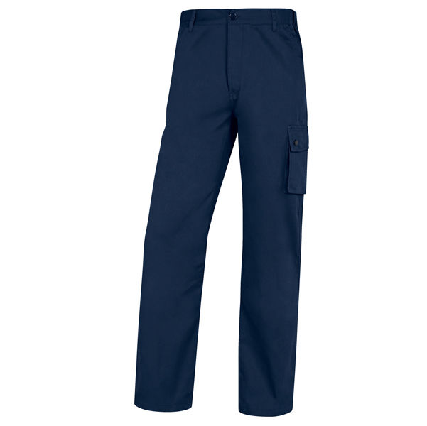 Pantalone da lavoro Palaos Paligpa - cotone - taglia XL - blu - Deltaplus - immagine principale